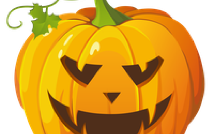 a very very VERY! scary pumpkin.*gulp* i am so scared rn